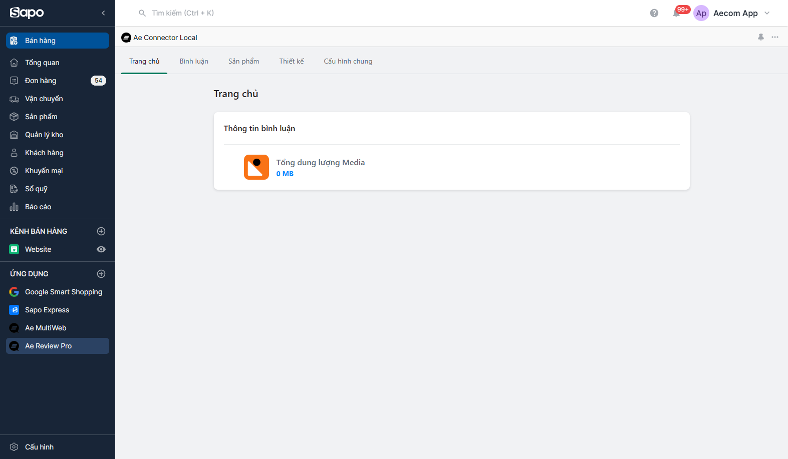 Cài đặt thành công